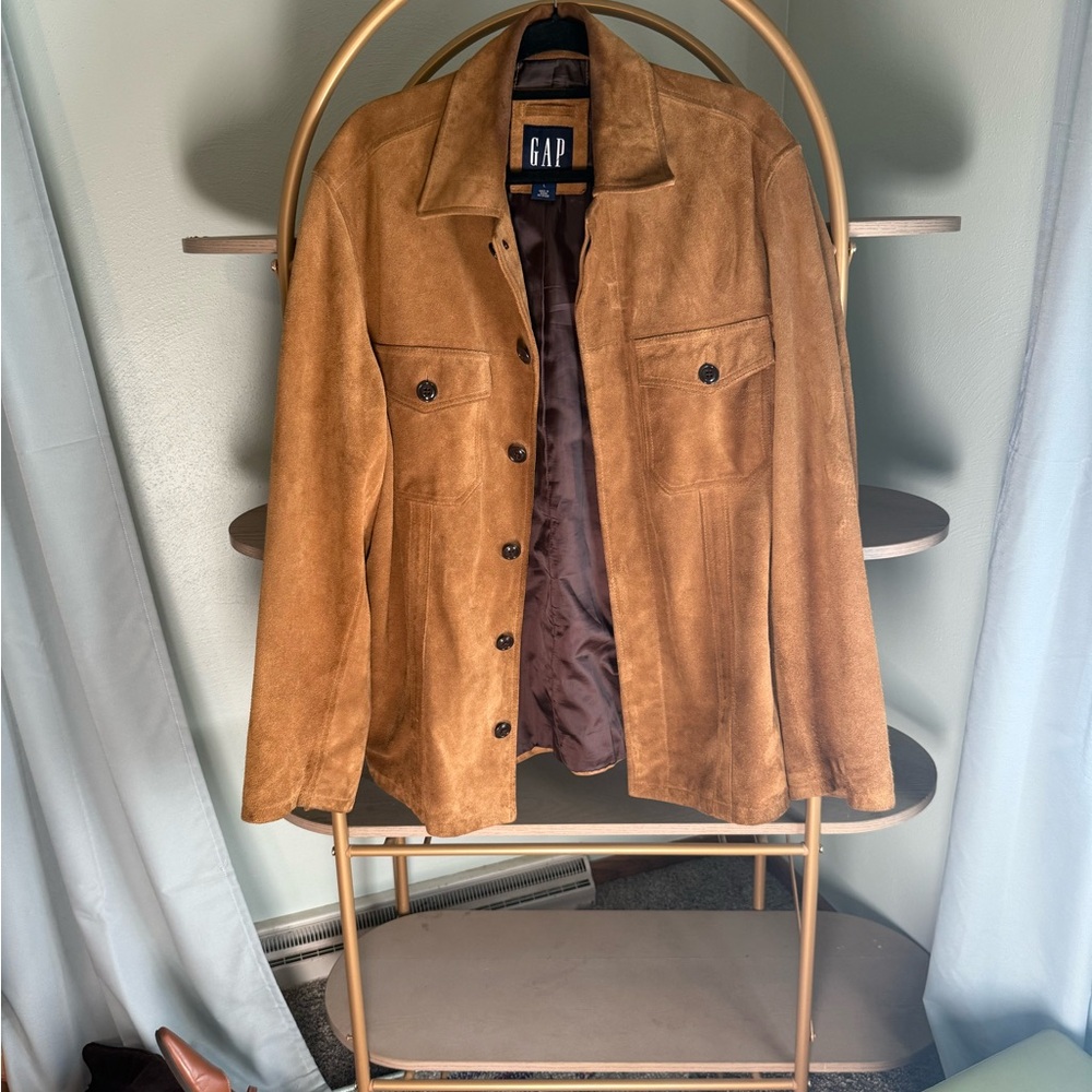 GAP Tan Suede Barn Jacket